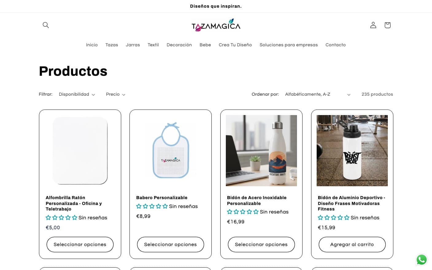 Ejemplo de trabajo: Optimización en Shopify