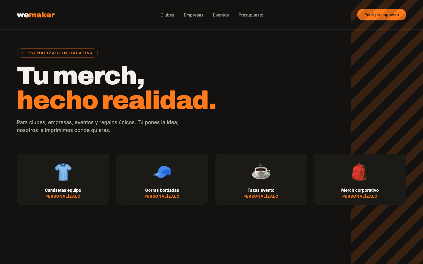 Wemaker — E-commerce + Marca